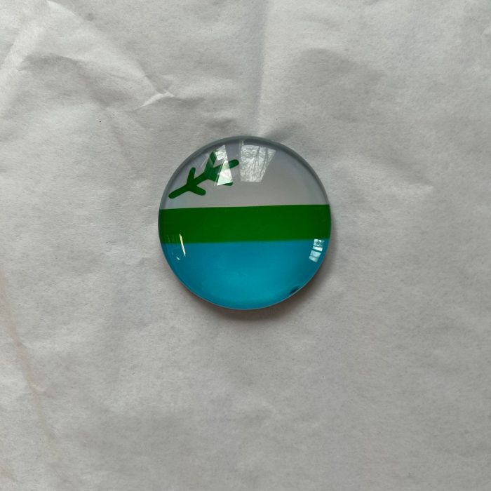 Acrylic Labrador Flag Magnet